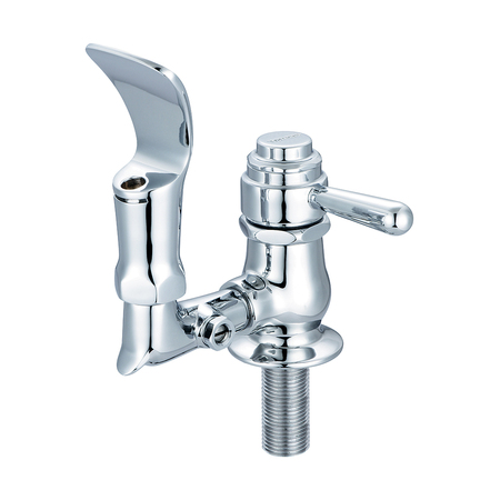 Central Brass Drinking Faucet, NPSM, Single Hole, Polished Chrome, Weight: 3.27 0364-L